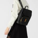 BOLSA STEVE MADDEN BEMBRI BLACK/GOLD en STOCK