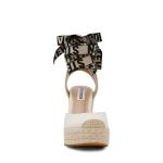 TACONES DAFINA-SM OFF WHITE CANVAS STEVE MADDEN en STOCK