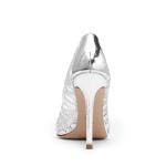 TACONES EVELYN-SMR SILVER/CLEAR STEVE MADDEN en STOCK