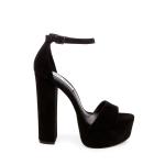 TACONES GONZO BLACK SUEDE STEVE MADDEN en STOCK